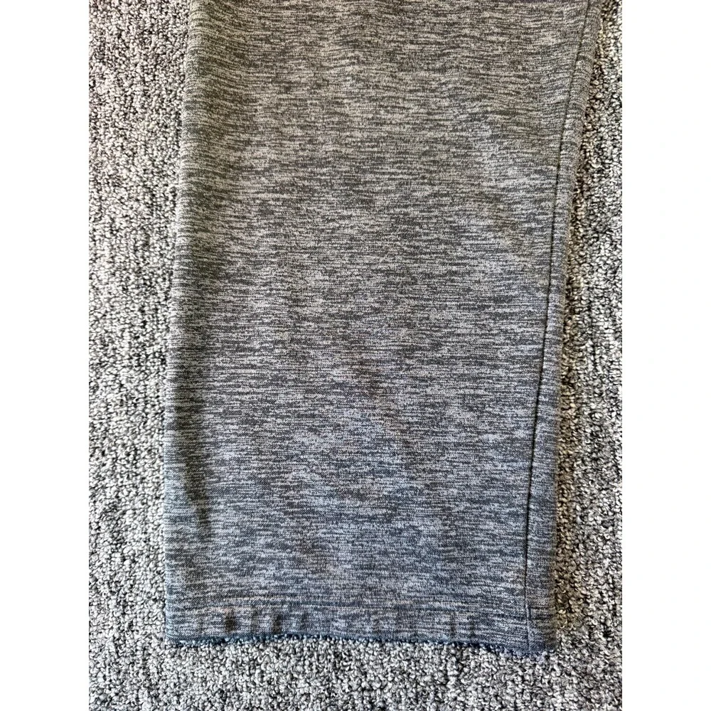 Adidas Climawarm Sweatpants Mens Small Heather Gray Logo Fleece Lined Athletic